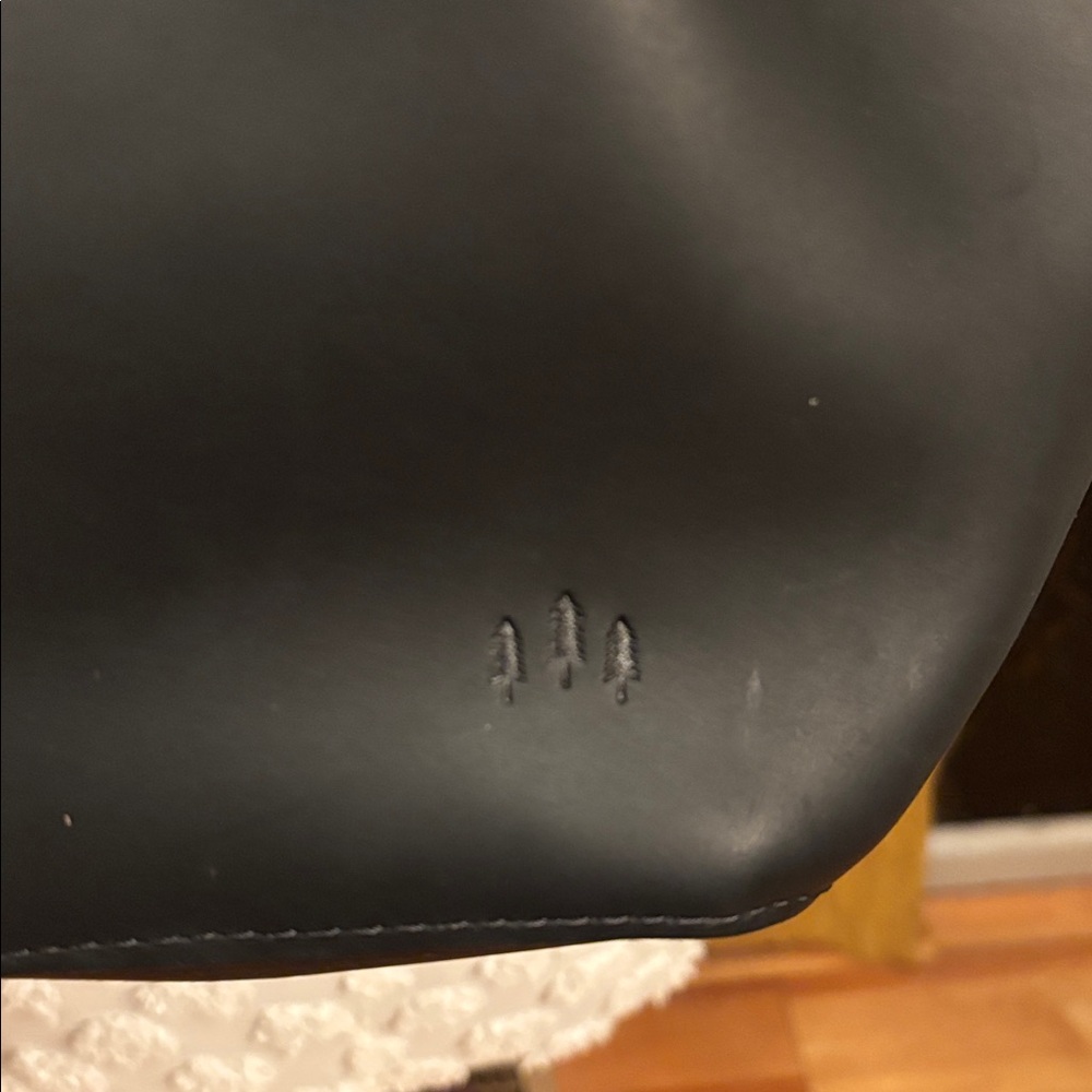Sleek Black Leather Tote by Portland leather goods - Picture 2 of 4